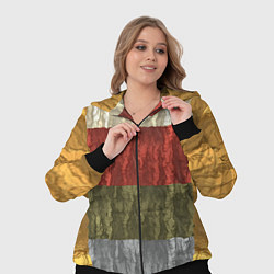 Женский 3D-костюм Цветной узор абстрактная графика, цвет: 3D-черный — фото 2