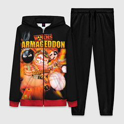 Женский 3D-костюм Worms - armageddon, цвет: 3D-красный