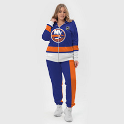 Женский 3D-костюм Нью Йорк Айлендерс хоккей, цвет: 3D-белый — фото 2