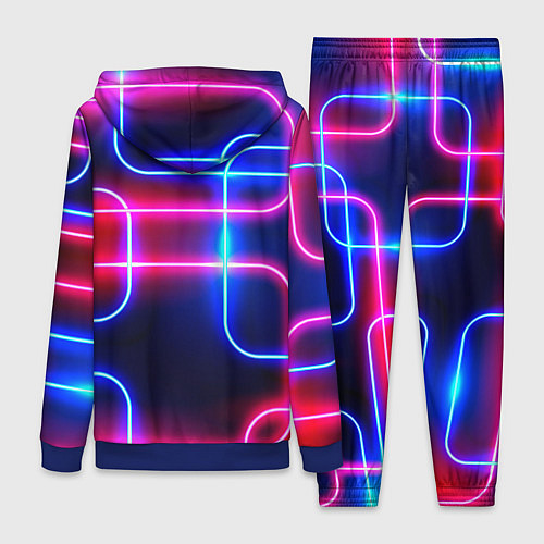 Женский костюм Цветные светящиеся неоны / 3D-Синий – фото 2