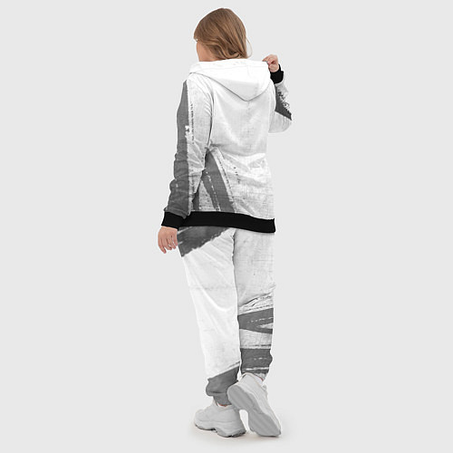 Женский костюм Король и Шут - white gradient вертикально / 3D-Черный – фото 5