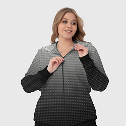 Женский 3D-костюм Градиент металлический тёмно-серый, цвет: 3D-черный — фото 2