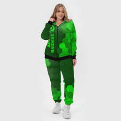 Женский 3D-костюм ARC Raiders - green gradient по-вертикали, цвет: 3D-черный — фото 2