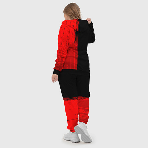 Женский костюм Slipknot - red gradient по-вертикали / 3D-Черный – фото 5