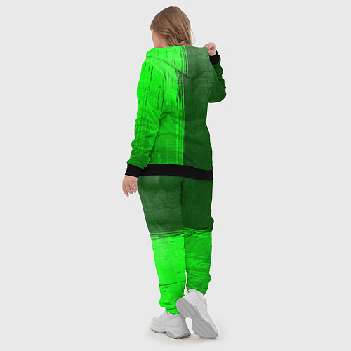 Женский костюм Black Sabbath - green gradient по-вертикали / 3D-Черный – фото 5