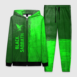 Женский 3D-костюм Black Sabbath - green gradient по-вертикали, цвет: 3D-черный