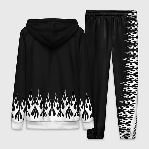 Женский костюм Dead black - Bones / 3D-Белый – фото 2