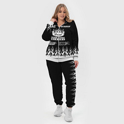 Женский 3D-костюм Dead black - Bones, цвет: 3D-белый — фото 2