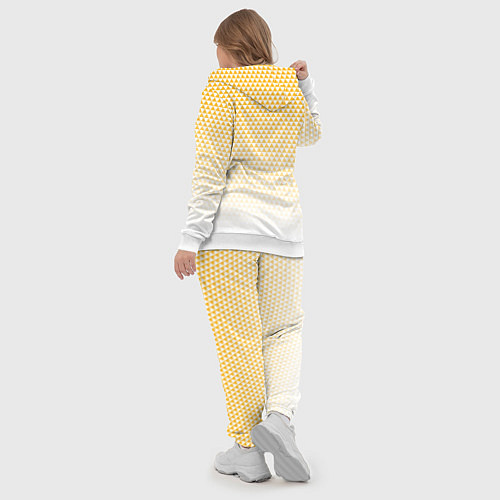 Женский костюм Питтсбург Пингвинз - желтый и белый / 3D-Белый – фото 5