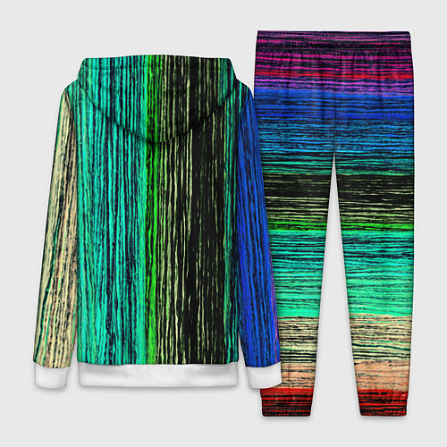 Женский костюм Цветовая палитра / 3D-Белый – фото 2