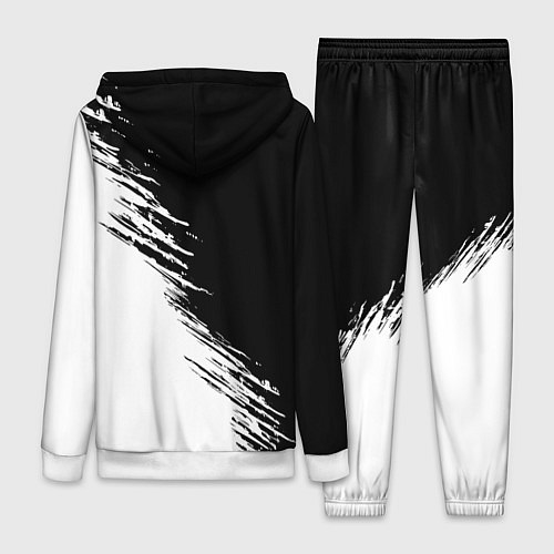 Женский костюм Umbrella Corp - black and white / 3D-Белый – фото 2