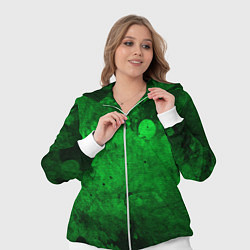 Женский 3D-костюм Абстракция - green acid stains, цвет: 3D-белый — фото 2