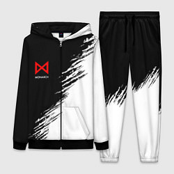 Женский 3D-костюм Монарх красный лого, цвет: 3D-черный