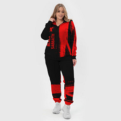 Женский 3D-костюм Black Sabbath - red gradient по-вертикали, цвет: 3D-черный — фото 2