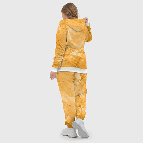 Женский костюм Абстракция - bright yellow / 3D-Белый – фото 5