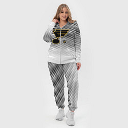 Женский 3D-костюм Сент Луис Блюз - белый градиент, цвет: 3D-белый — фото 2