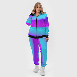 Женский 3D-костюм Неоновый прилив, цвет: 3D-черный — фото 2