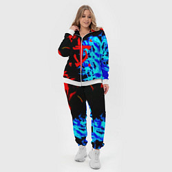 Женский 3D-костюм Doom лёд и пламя, цвет: 3D-белый — фото 2