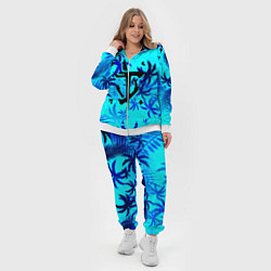 Женский 3D-костюм Doom неоновые тропики, цвет: 3D-белый — фото 2