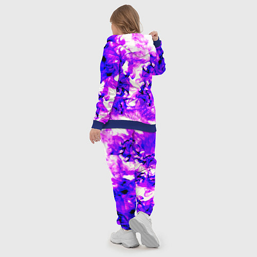 Женский костюм Doom неоновый огонь лого / 3D-Синий – фото 5