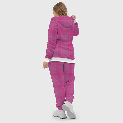 Женский костюм Checkered pink / 3D-Белый – фото 5
