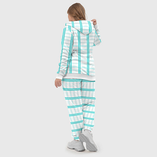 Женский костюм Color white cage / 3D-Белый – фото 5