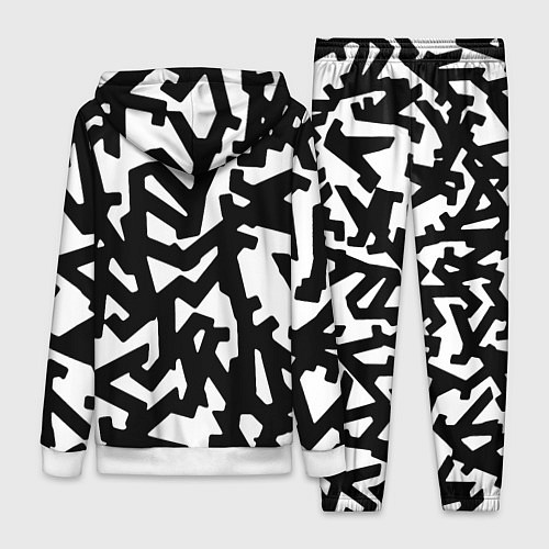 Женский костюм Doom x half life pattern / 3D-Белый – фото 2