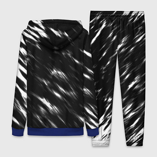 Женский костюм Doom штрихи красок / 3D-Синий – фото 2