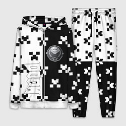 Женский костюм Doom x minecraft pattern