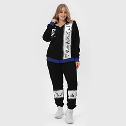 Женский 3D-костюм Doom символы марса, цвет: 3D-синий — фото 2