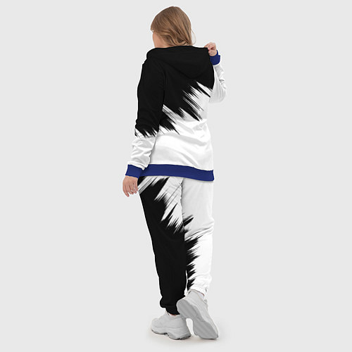 Женский костюм Doom краски черно белый / 3D-Синий – фото 5