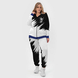 Женский 3D-костюм Doom краски черно белый, цвет: 3D-синий — фото 2