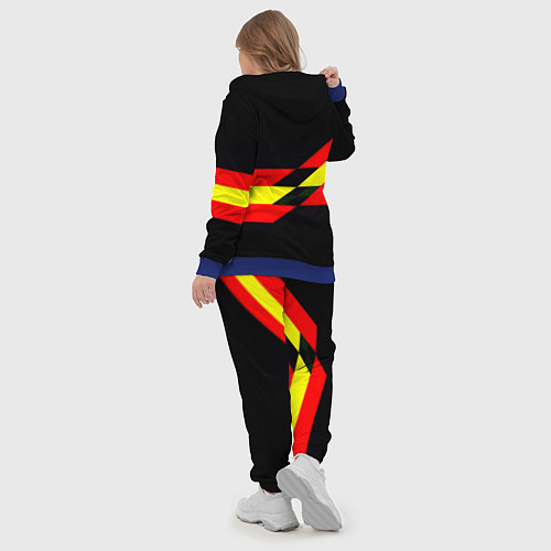 Женский костюм Doom геометрия / 3D-Синий – фото 5