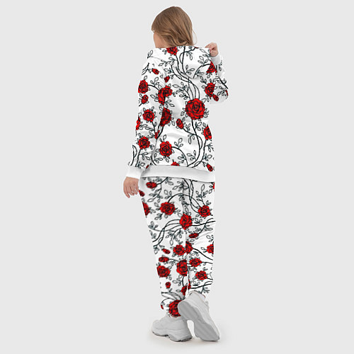 Женский костюм Doom розы / 3D-Белый – фото 5