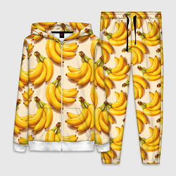 Женский костюм Банановые связки паттерн