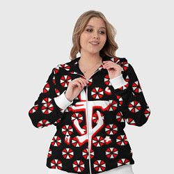 Женский 3D-костюм Doom x resident evil pattern, цвет: 3D-белый — фото 2