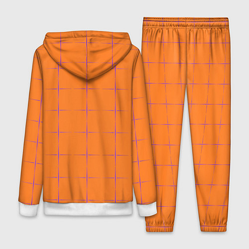 Женский костюм Color orange stripe / 3D-Белый – фото 2