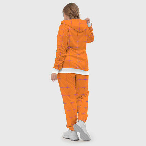 Женский костюм Color orange stripe / 3D-Белый – фото 5
