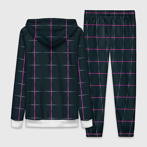 Женский костюм Color black stripes / 3D-Белый – фото 2