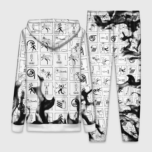 Женский костюм Doom x portal fire / 3D-Белый – фото 2