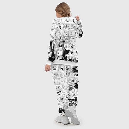 Женский костюм Doom x portal fire / 3D-Белый – фото 5