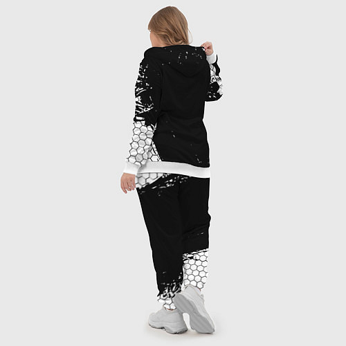 Женский костюм Doom соты краски / 3D-Белый – фото 5