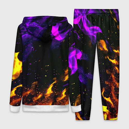 Женский костюм Doom огненный стиль / 3D-Белый – фото 2