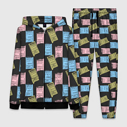 Женский 3D-костюм Советские билеты транспорта, цвет: 3D-черный