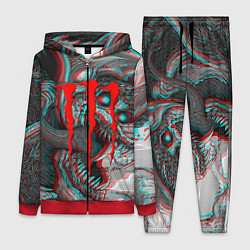 Женский костюм Monster energy glitch