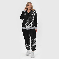 Женский 3D-костюм Subaru - монохромный черный, цвет: 3D-меланж — фото 2