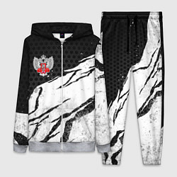 Женский 3D-костюм Федерация бокса России - белый затертый, цвет: 3D-меланж