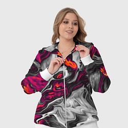 Женский 3D-костюм Разводы, цвет: 3D-белый — фото 2