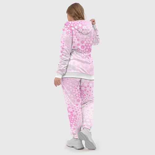 Женский костюм Розовая метаморфоза / 3D-Белый – фото 5