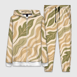 Женский 3D-костюм Листопад, цвет: 3D-белый